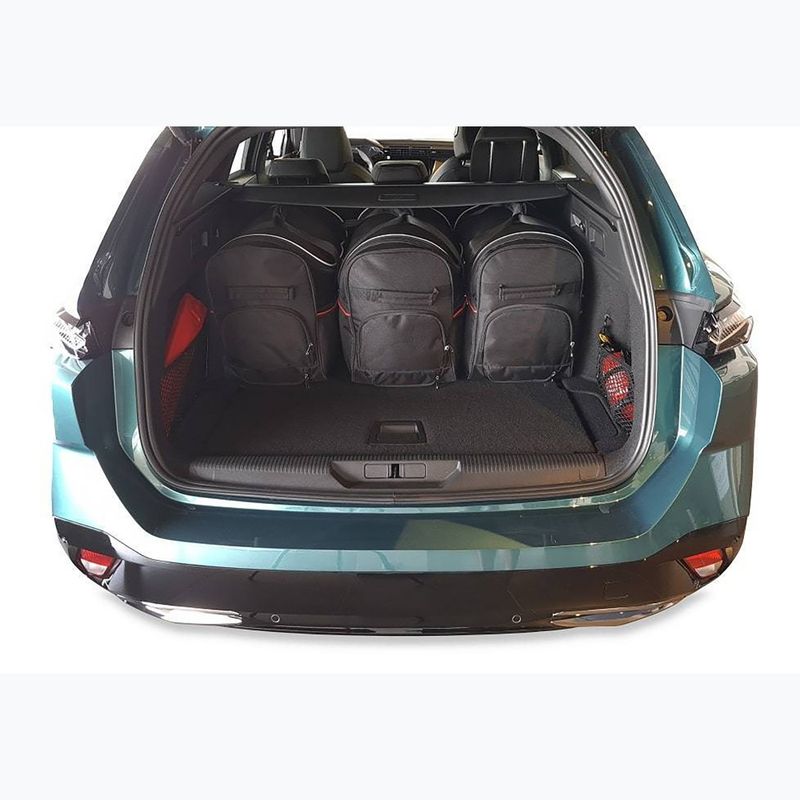 Gepäckträgertaschen-Set KJUST Peugeot 308 SW PHEV 2021+ 5 Stk. Schwarz 15