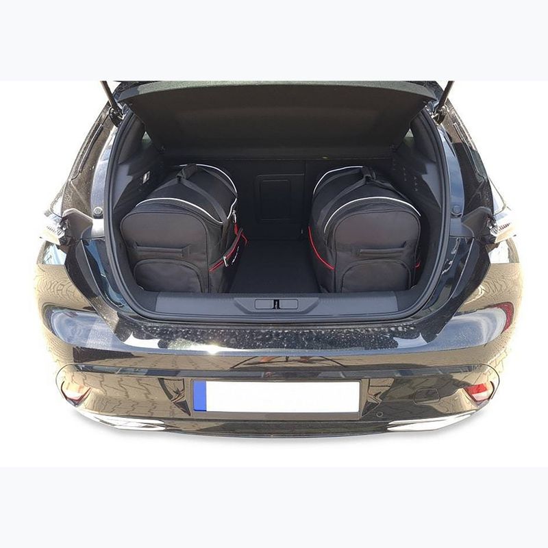 Gepäckträgertaschen-Set KJUST Peugeot 308 Hatchback PHEV 2021+ 3 Stk. Schwarz 12