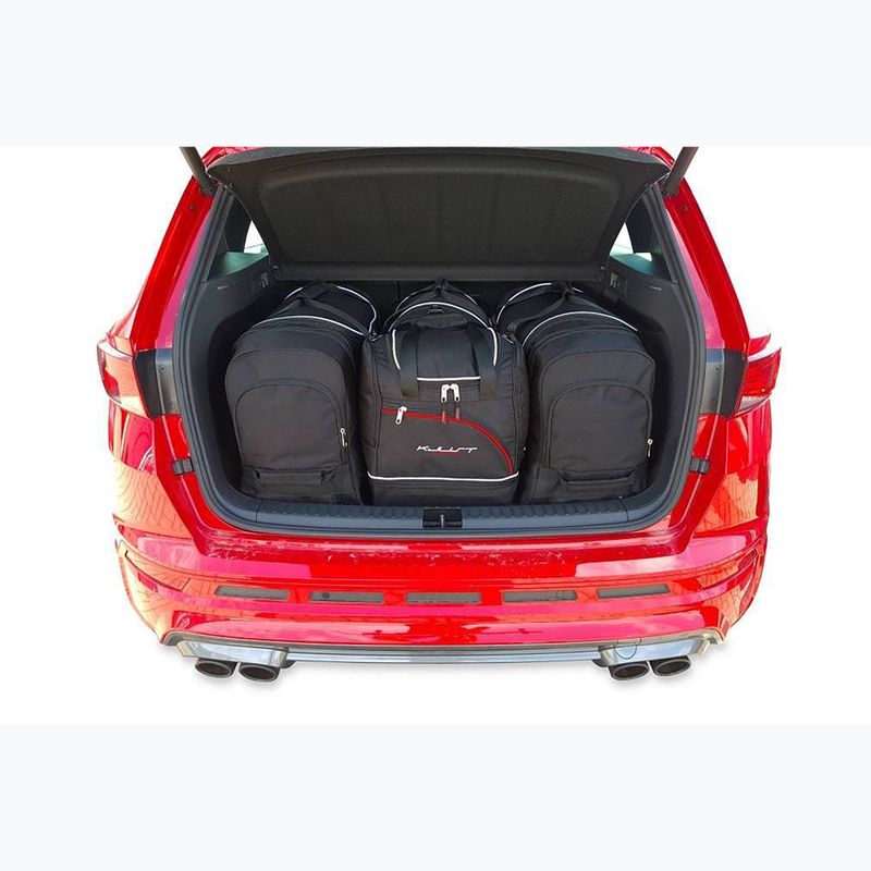 Gepäckträgertaschen-Set KJUST Cupra Ateca 2018+ sportowy 4 Stk. Schwarz 16