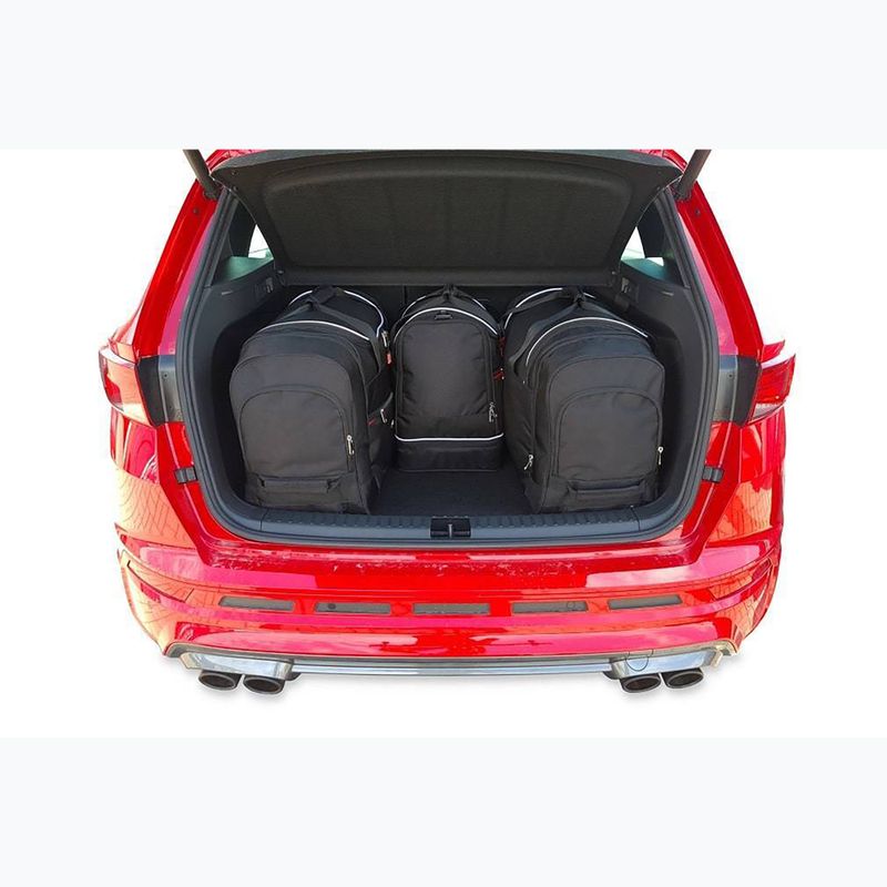 Gepäckträgertaschen-Set KJUST Cupra Ateca 2018+ sportowy 4 Stk. Schwarz 17