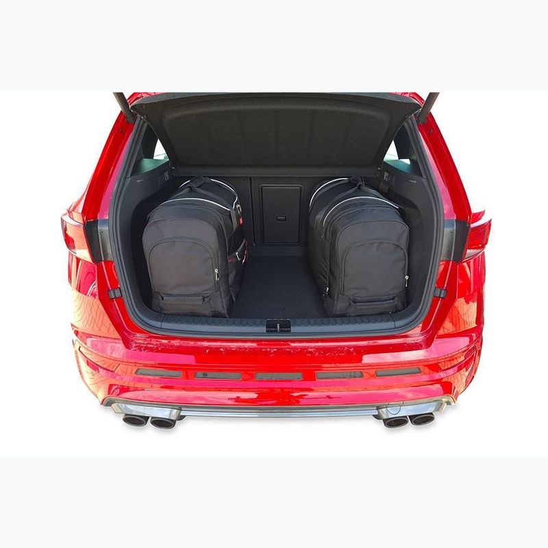 Gepäckträgertaschen-Set KJUST Cupra Ateca 2018+ sportowy 4 Stk. Schwarz 18