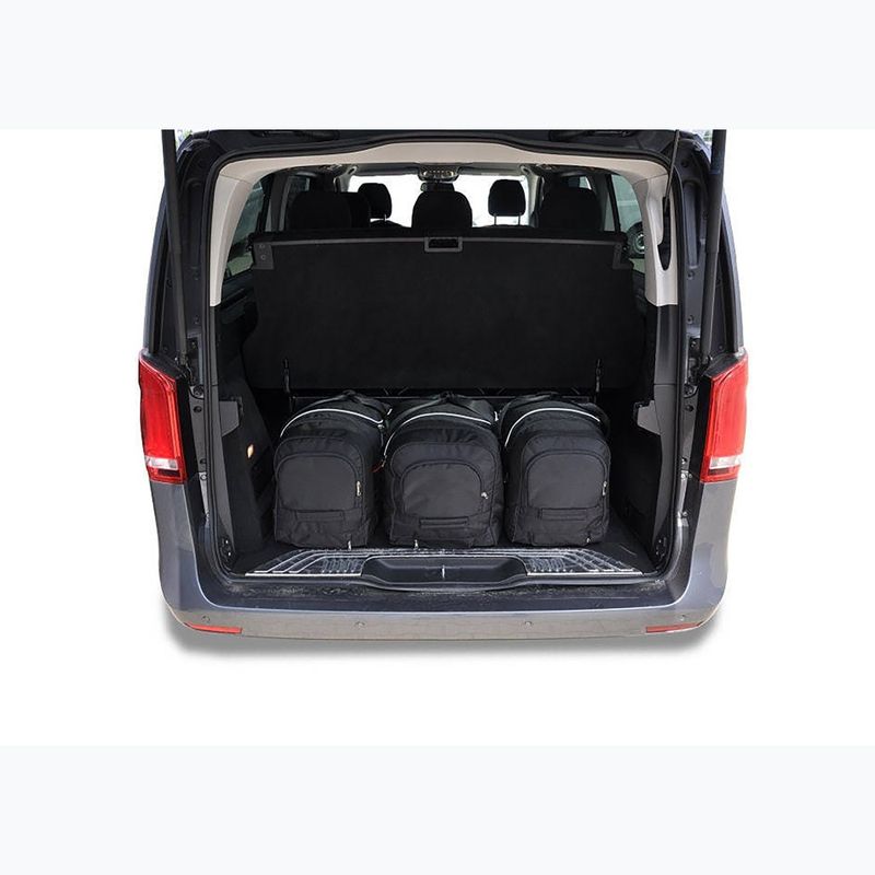 Gepäckträgertaschen-Set KJUST Mercedes-Benz EQV Extra Long 2020+ 7 Stk. Schwarz 11