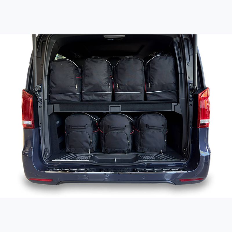 Gepäckträgertaschen-Set KJUST Mercedes-Benz EQV Long 2020+ 7 Stk. Schwarz 11