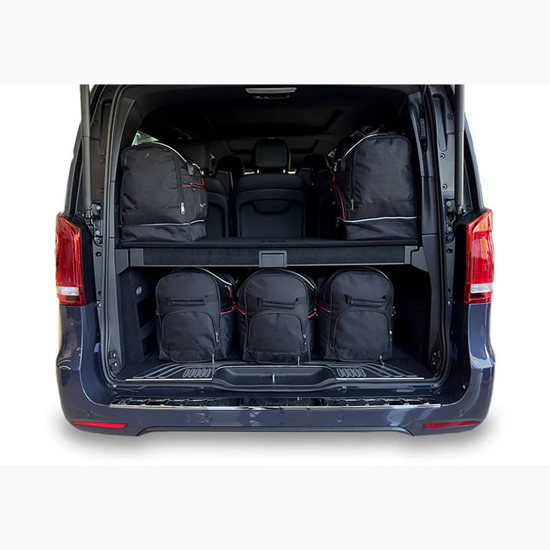 Gepäckträgertaschen-Set KJUST Mercedes-Benz EQV Long 2020+ 7 Stk. Schwarz 12