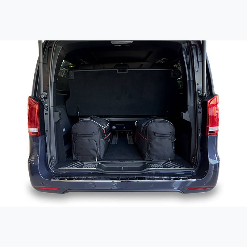 Gepäckträgertaschen-Set KJUST Mercedes-Benz EQV Long 2020+ 7 Stk. Schwarz 15