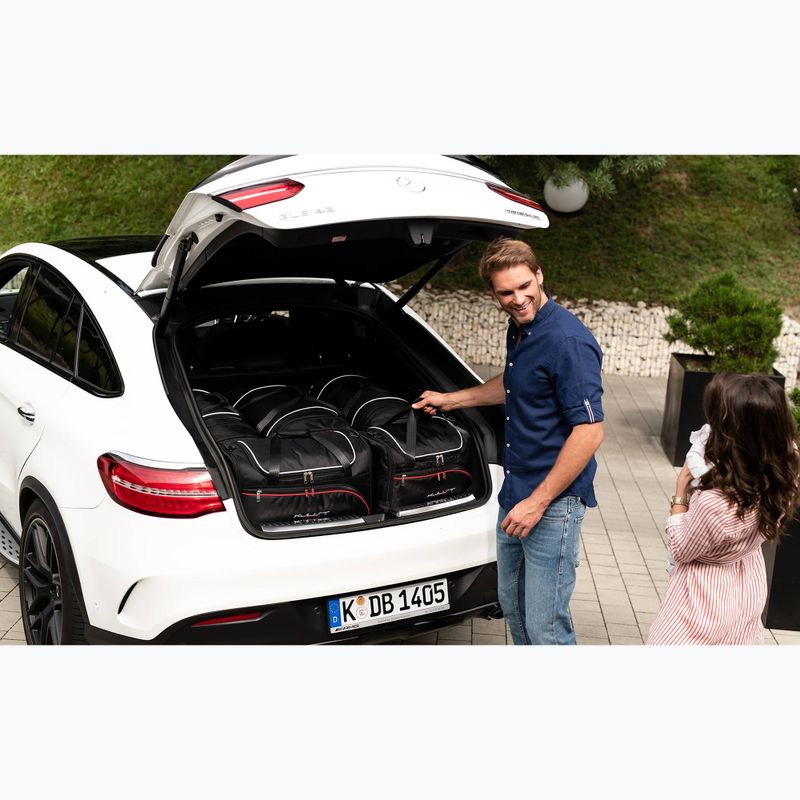 Gepäckträgertaschen-Set KJUST Mercedes-Benz S Long 2020+ 4 Stk. Schwarz 16