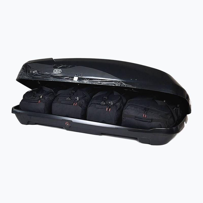 KJUST Cruz Paddock 470 Dachbox-Taschenset 4 Stück schwarz.