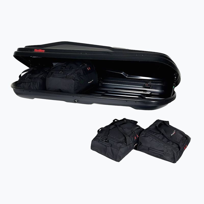 KJUST Montblanc Altitude 350 Dachkoffer Set 4 Stück schwarz 3