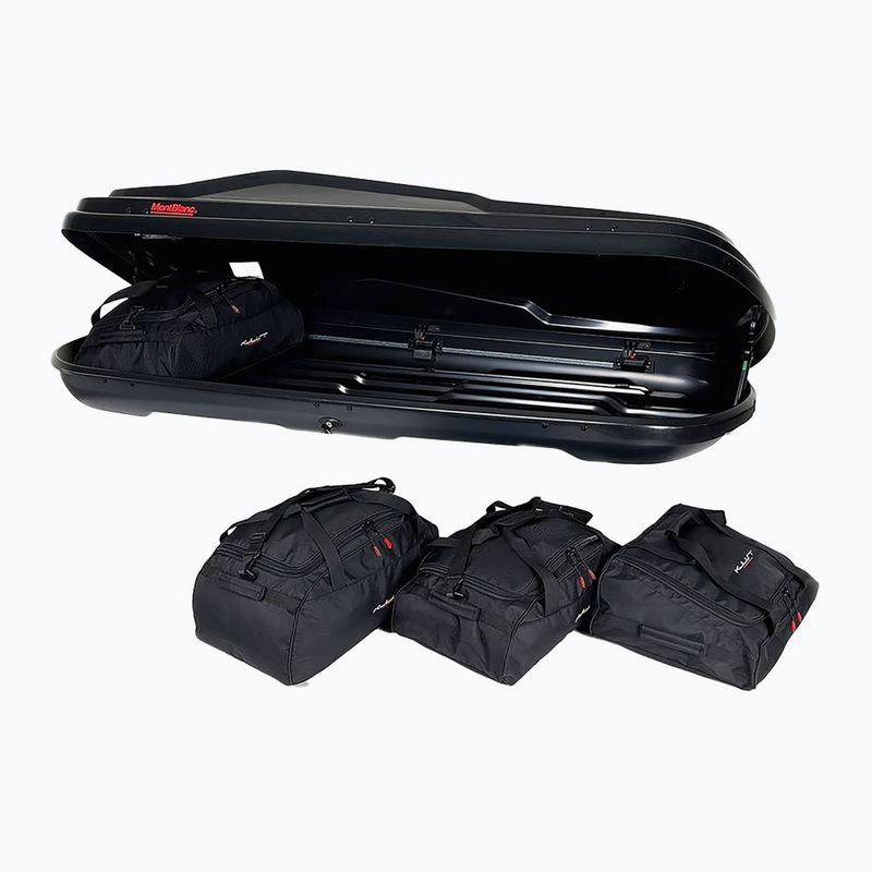 KJUST Montblanc Altitude 350 Dachkoffer Set 4 Stück schwarz 4