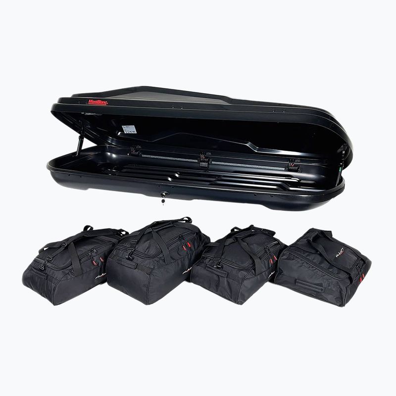 KJUST Montblanc Altitude 350 Dachkoffer Set 4 Stück schwarz 5