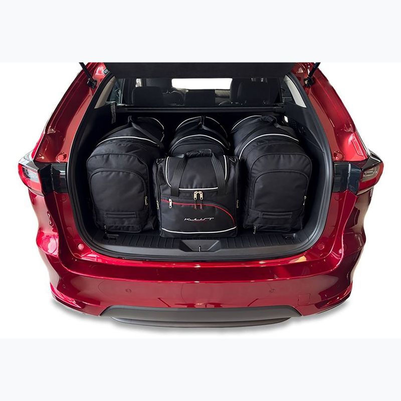 Gepäckträgertaschen-Set KJUST Mazda CX-60 HEV 2022+ 4 Stk. Schwarz 12