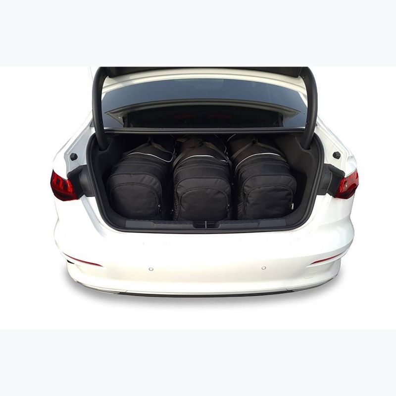 KJUST Audi A3 Limousine Kofferraumtaschen Set 2020+ 3 Stück schwarz 14