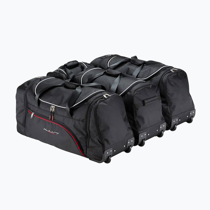 KJUST Audi A3 Limousine Kofferraumtaschen Set 2020+ 4 Stück schwarz 2