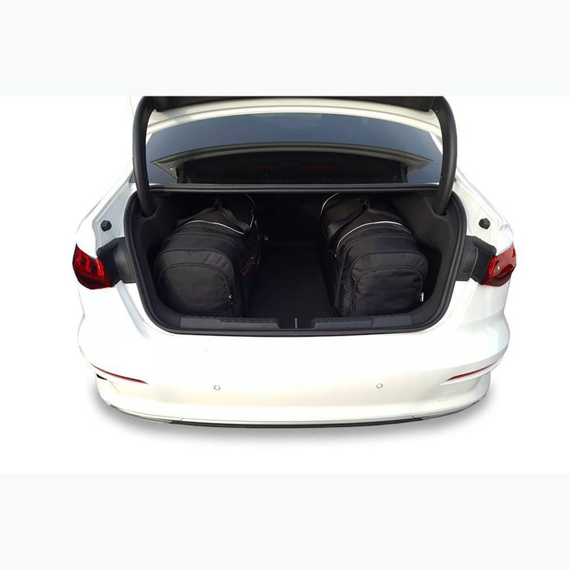 KJUST Audi A3 Limousine Kofferraumtaschen Set 2020+ 4 Stück schwarz 19