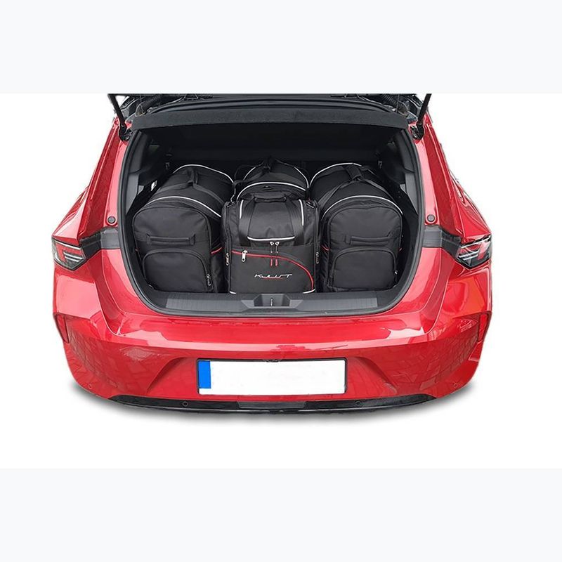Gepäckträgertaschen-Set KJUST Opel Astra Hatchback PHEV 2021+ 4 Stk. Schwarz 13