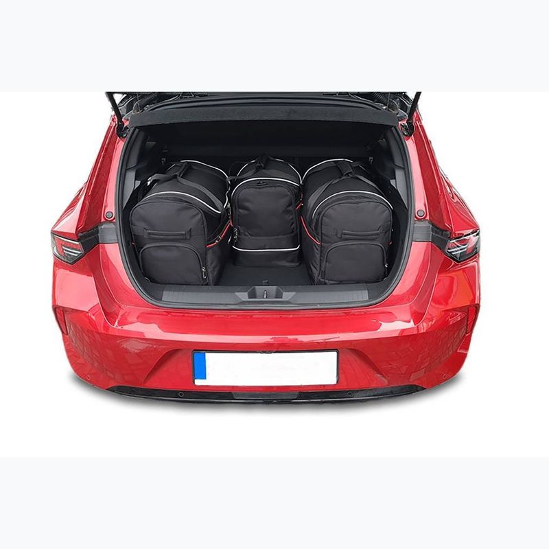 Gepäckträgertaschen-Set KJUST Opel Astra Hatchback PHEV 2021+ 4 Stk. Schwarz 14
