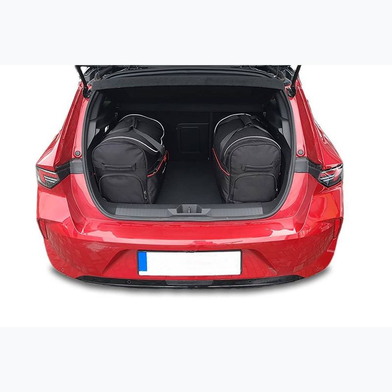 Gepäckträgertaschen-Set KJUST Opel Astra Hatchback PHEV 2021+ 3 Stk. Schwarz 11