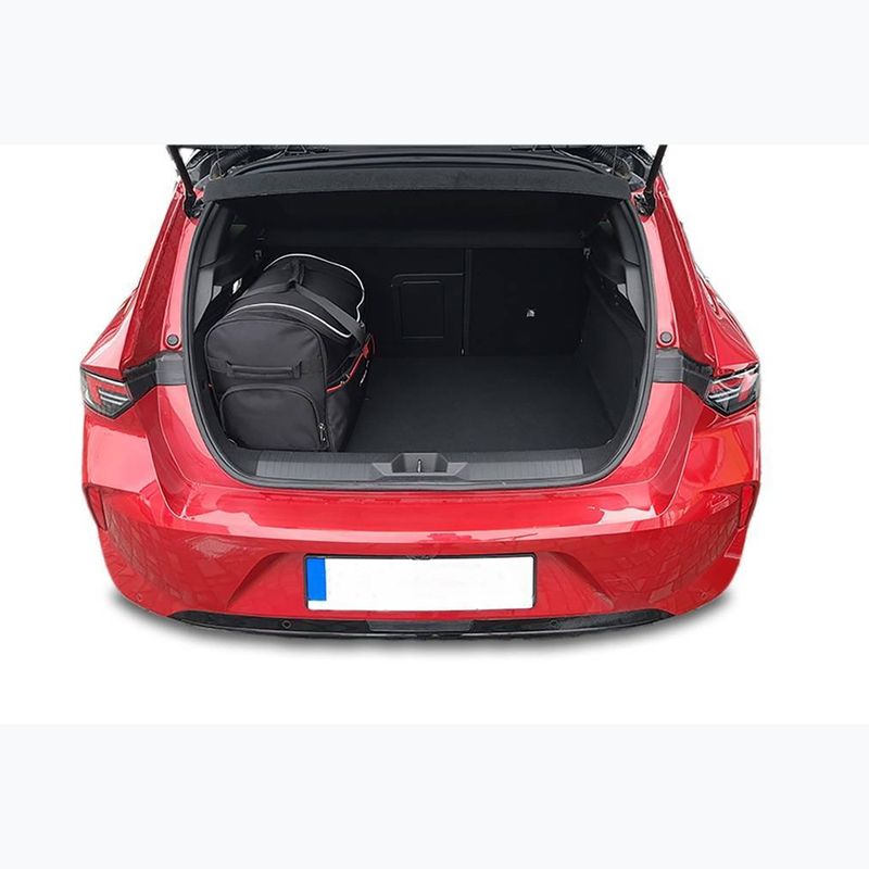 Gepäckträgertaschen-Set KJUST Opel Astra Hatchback PHEV 2021+ 3 Stk. Schwarz 12