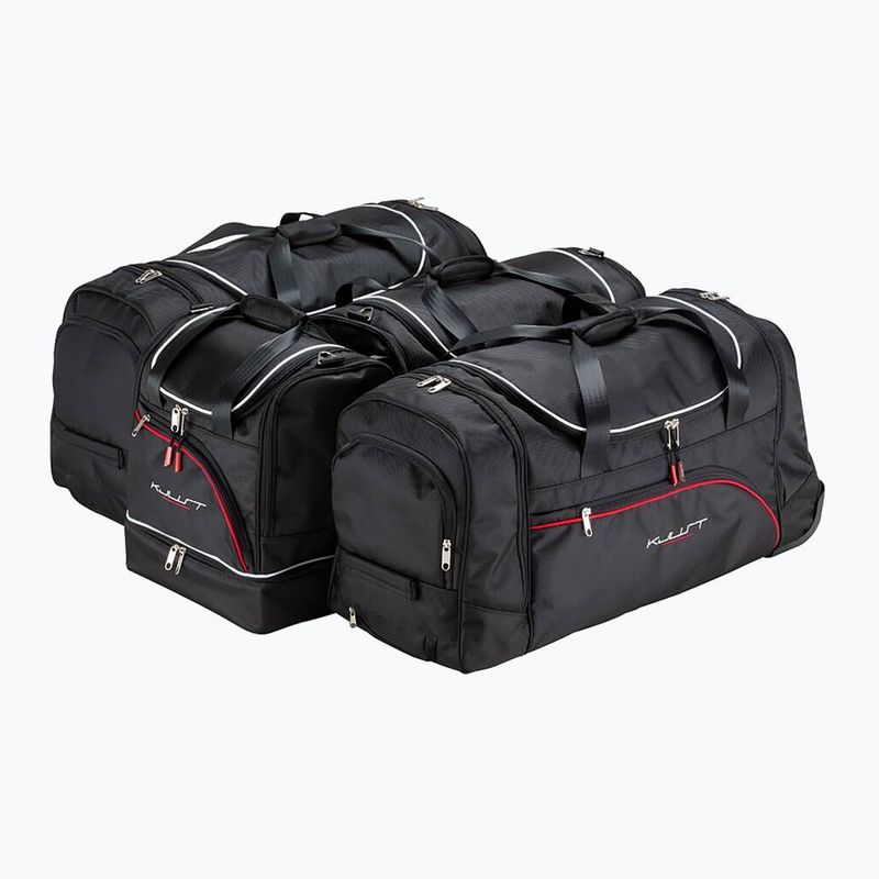 Gepäckträgertaschen-Set KJUST Subaru Solterra 2022+ 4 Stk. Schwarz