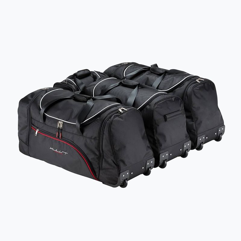 Gepäckträgertaschen-Set Peugeot 408 PHEV 2023+ 4 Stk. Schwarz 3