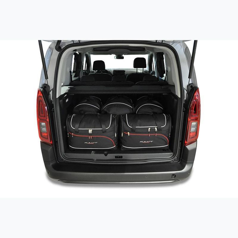 Gepäckträgertaschen-Set KJUST Toyota Proace City Verso 2019+ 5 Stk. Schwarz 17