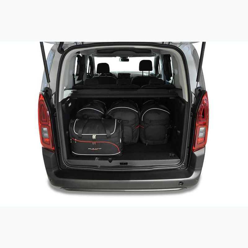 Gepäckträgertaschen-Set KJUST Toyota Proace City Verso 2019+ 5 Stk. Schwarz 18