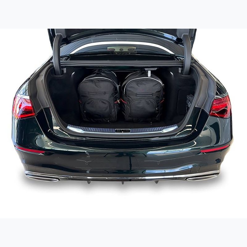Gepäckträgertaschen-Set KJUST Mercedes-Benz S Long MHEV 2020+ 4 Stk. Schwarz 14