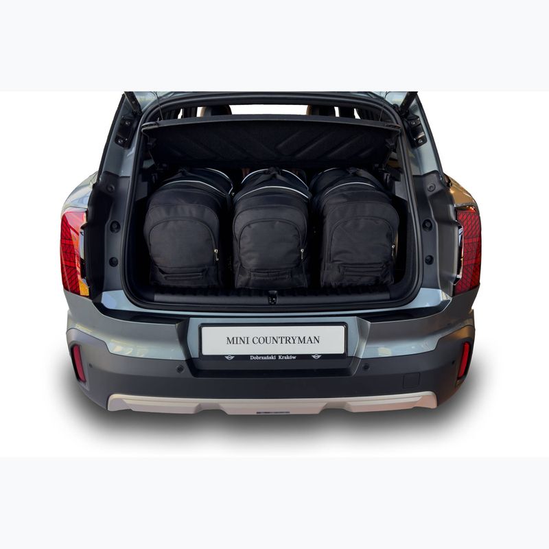 Gepäckträgertaschen-Set KJUST Mini Countryman EV 2023+ 3 Stk. Schwarz 9