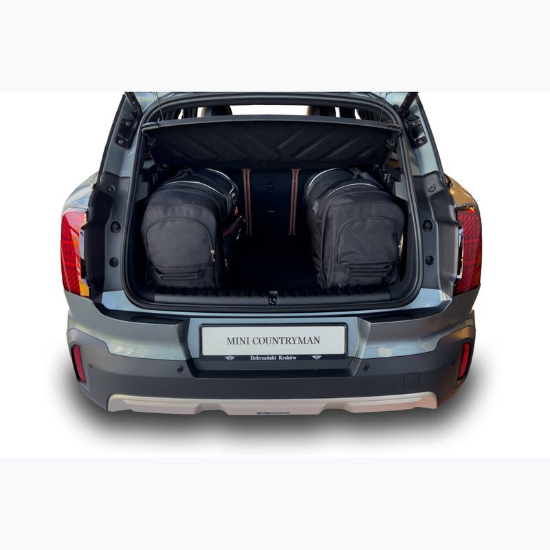 Gepäckträgertaschen-Set KJUST Mini Countryman EV 2023+ 3 Stk. Schwarz 10
