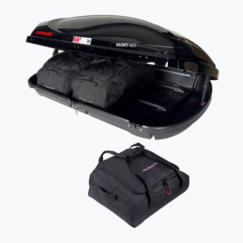 KJUST Kamei Husky 420 Dachkoffer Set 3 Stück schwarz 3