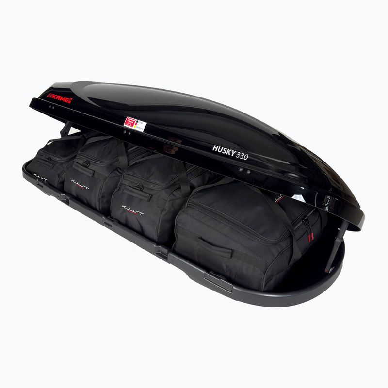 KJUST Kamei Husky 330 Dachkoffer Set 4 Stück schwarz