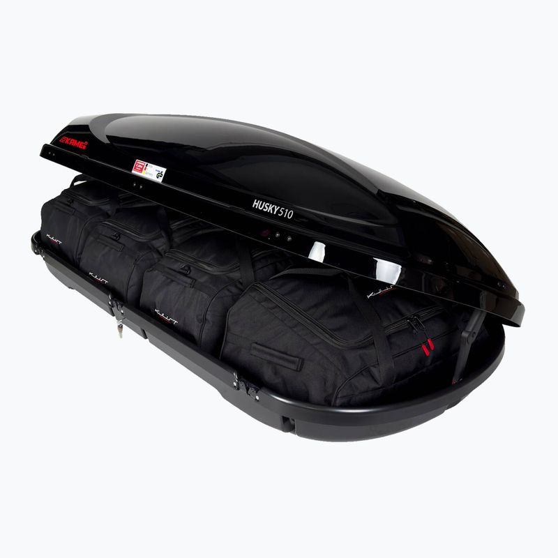 KJUST Kamei Husky 510 Dachkoffer Set 4 Stück schwarz