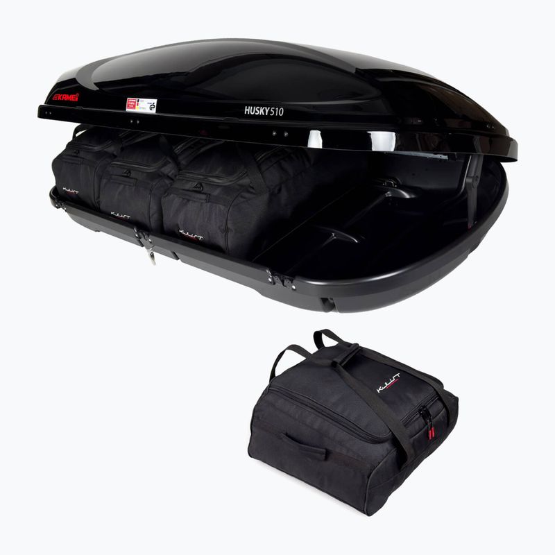 KJUST Kamei Husky 510 Dachkoffer Set 4 Stück schwarz 3