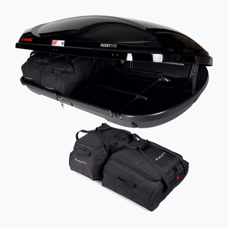 KJUST Kamei Husky 510 Dachkoffer Set 4 Stück schwarz 4