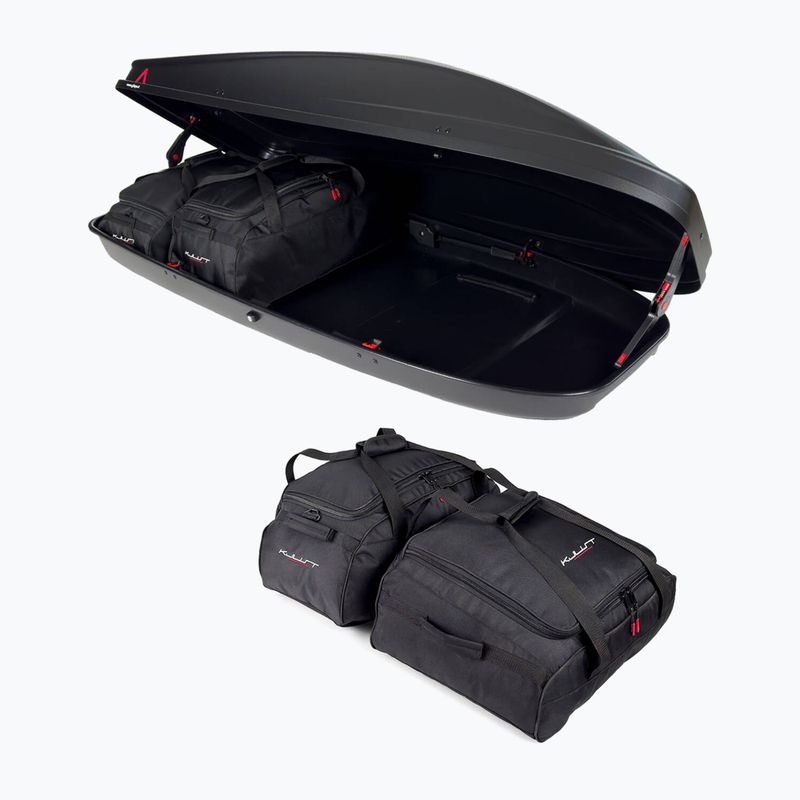 KJUST G3 Spark 480 Dachboxen-Taschenset 4 Stück schwarz 4