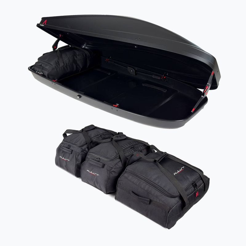 KJUST G3 Spark 480 Dachboxen-Taschenset 4 Stück schwarz 5