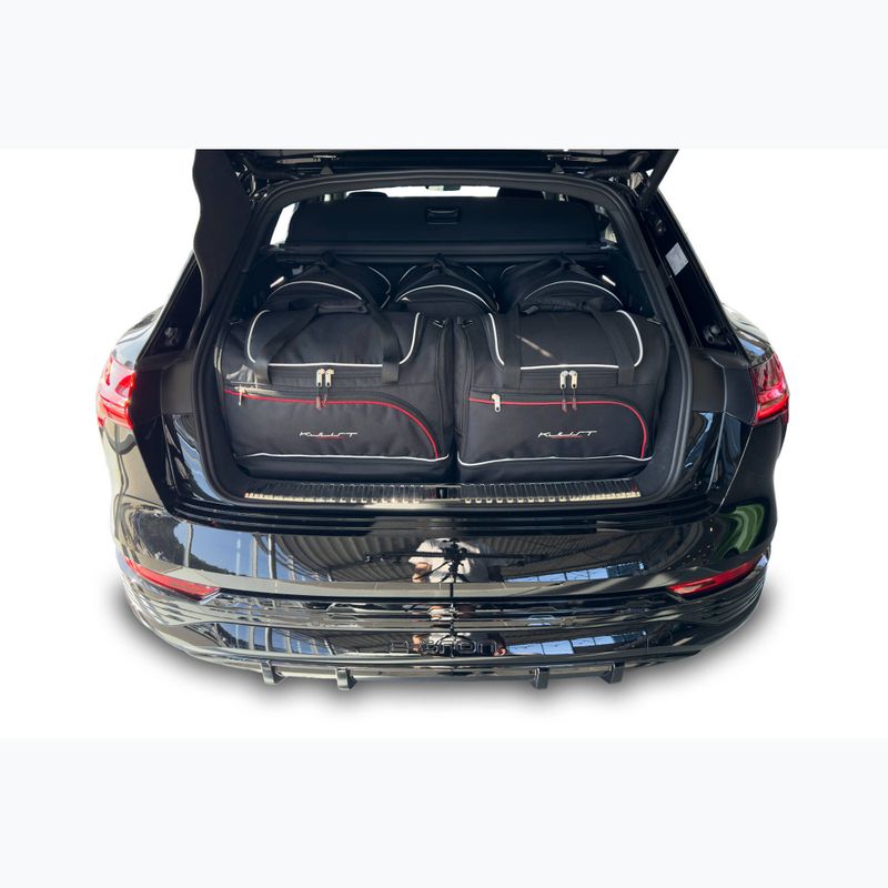 KJUST Audi Q8 E-Tron 2023+ Kofferraumtaschen Set 5 Stück schwarz 15