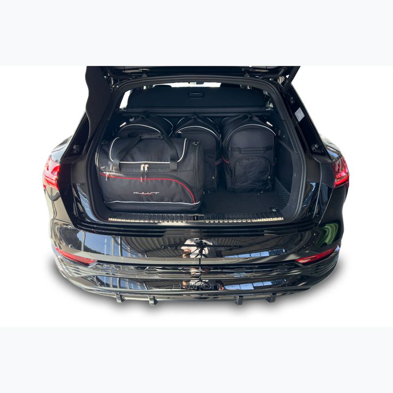 KJUST Audi Q8 E-Tron 2023+ Kofferraumtaschen Set 5 Stück schwarz 16
