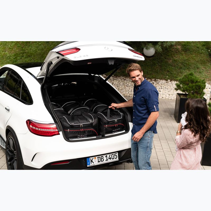 Gepäckträgertaschen-Set KJUST Mercedes-Benz E Limousine 2023+ 5 Stk. Schwarz 19