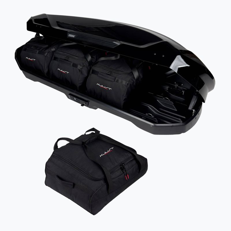 Taschen Set für die Dachbox KJUST Thule Motion 3 Sport 4 Stk. Schwarz 2