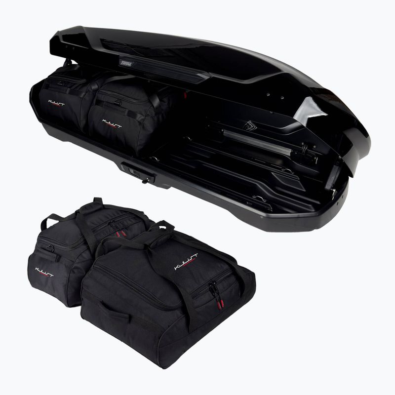 Taschen Set für die Dachbox KJUST Thule Motion 3 Sport 4 Stk. Schwarz 3