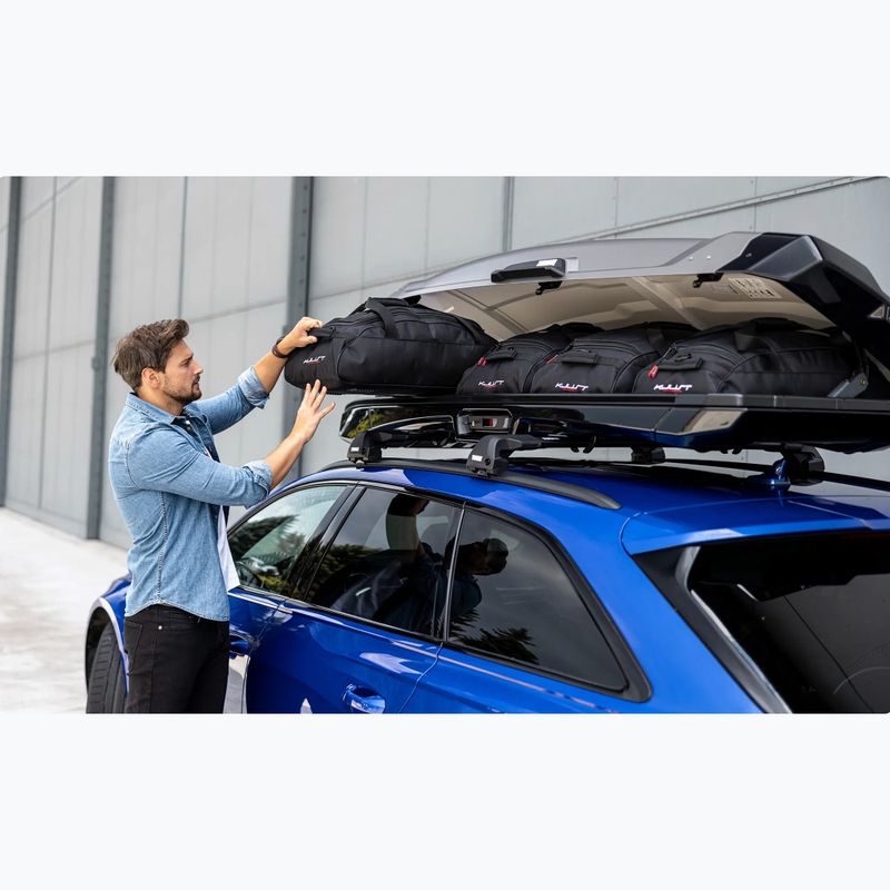 Taschen Set für die Dachbox KJUST Thule Motion 3 Sport 4 Stk. Schwarz 16