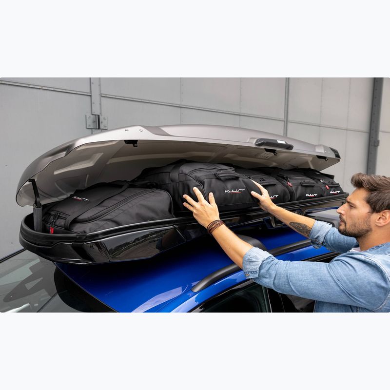 Taschen Set für die Dachbox KJUST Thule Motion 3 Sport 4 Stk. Schwarz 17