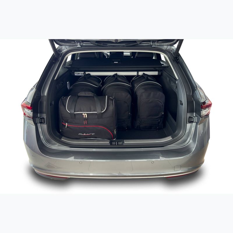 Gepäckträgertaschen-Set KJUST Skoda Superb Combi 2023+ 5 Stk. Schwarz 14