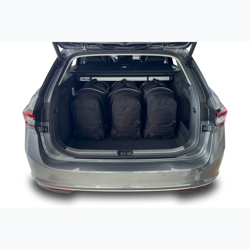 Gepäckträgertaschen-Set KJUST Skoda Superb Combi 2023+ 5 Stk. Schwarz 15
