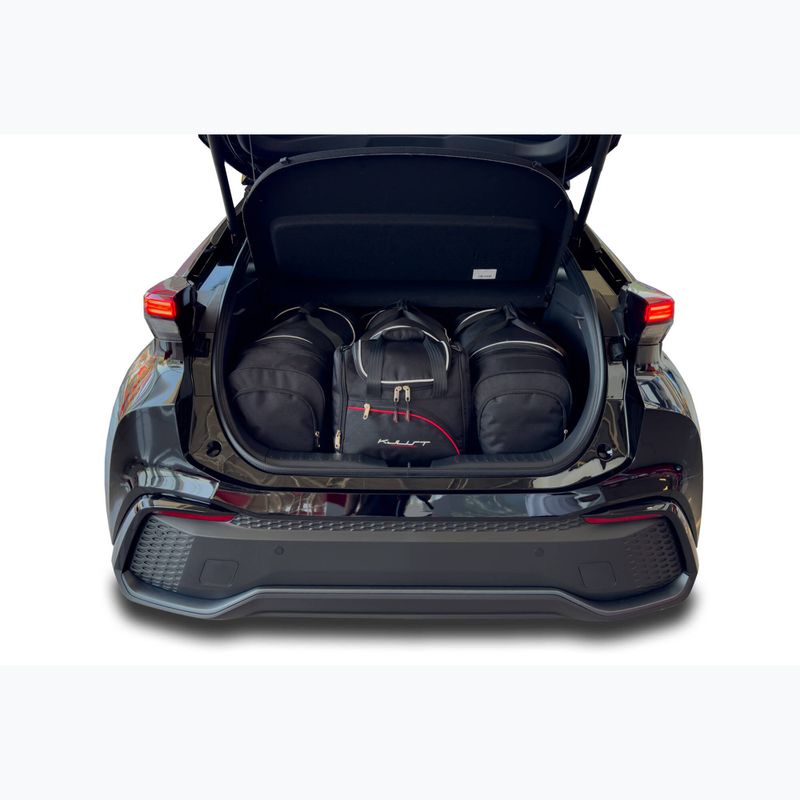 Gepäckträgertaschen-Set KJUST Toyota C-HR HEV 2023+ 4 Stk. Schwarz 15