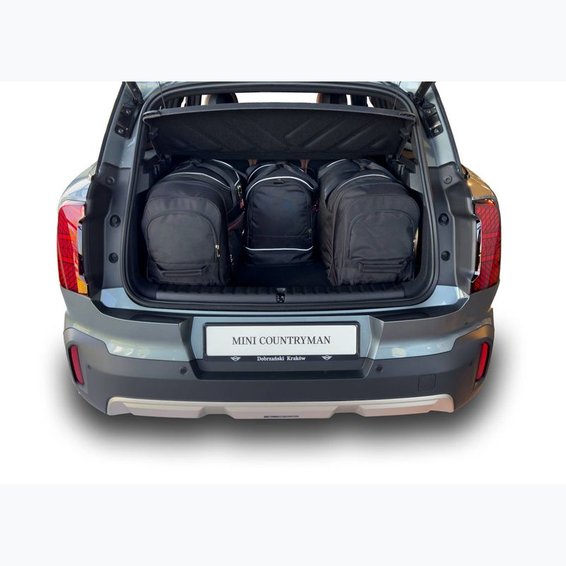 Gepäckträgertaschen-Set KJUST Mini Countryman MHEV 2023+ 4 Stk. Schwarz 13