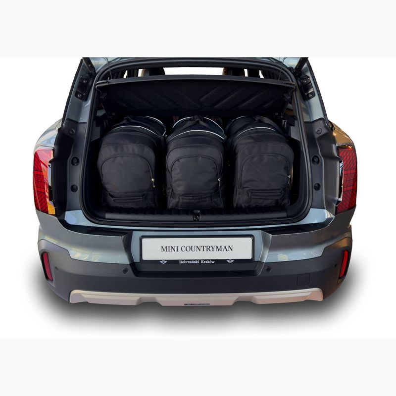 Gepäckträgertaschen-Set KJUST Mini Countryman 2023+ 3 Stk. Schwarz 10