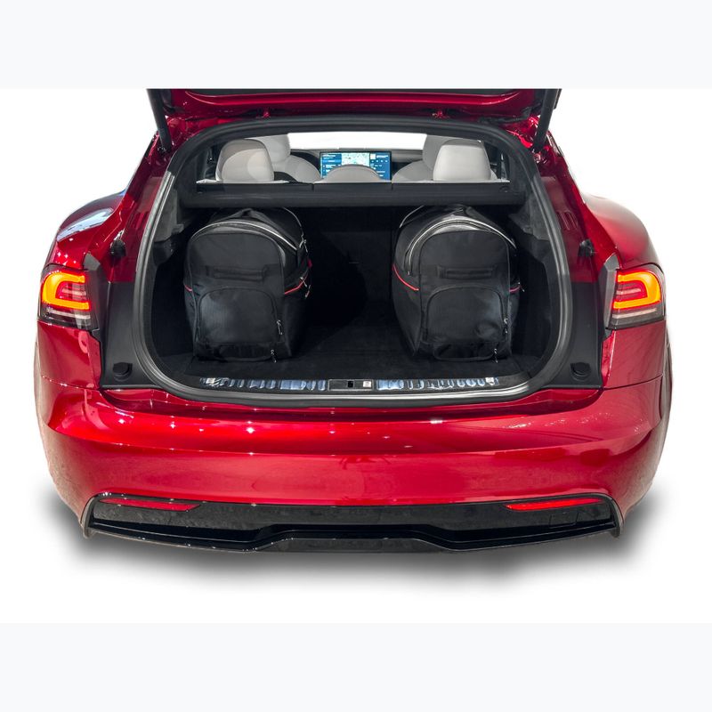 Gepäckträgertaschen-Set KJUST Tesla Model S EV 2021+ 7 Stk. Schwarz 18