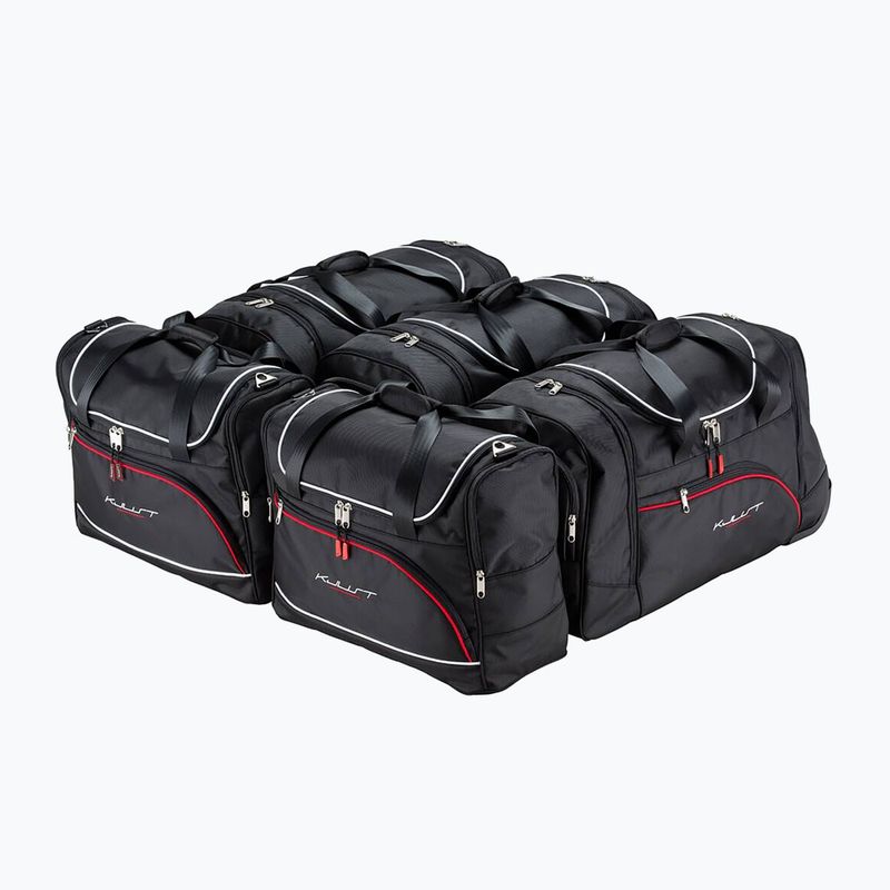 KJUST Kofferraumtaschen-Set Audi A6 Limousine C8 2018+ 5 Stück schwarz